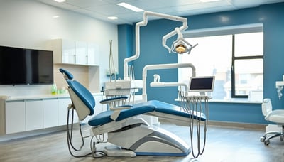 Modern dental studio with caring professionals and advanced equipment